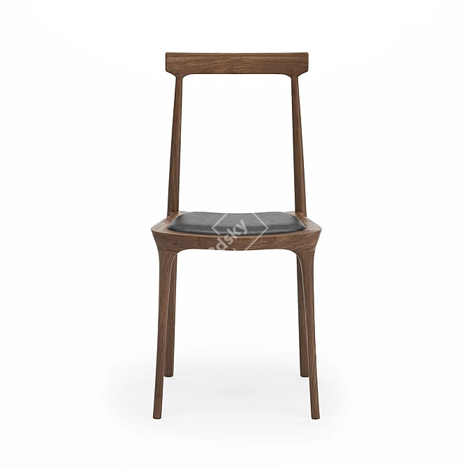 Elegant PJS Dining Chair 3D model image 8