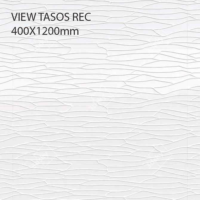 Baldocer View Tasos Rec - Spanish Wall Tile 3D model image 1