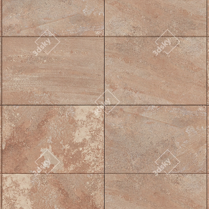 Mardin Gold Stone Wall Tiles 3D model image 2