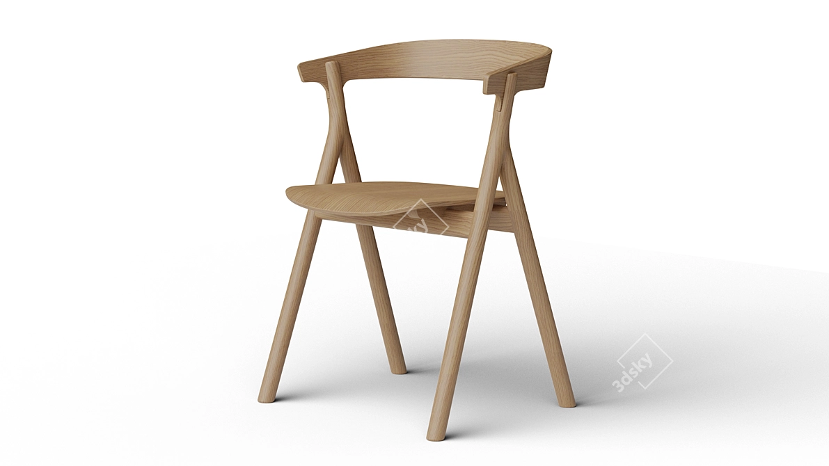 Yksi 3340: Timeless Scandinavian Design 3D model image 1