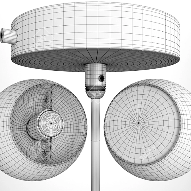 SLV Light Eye Bal Pendant Lamp Set of 5 3D model image 3