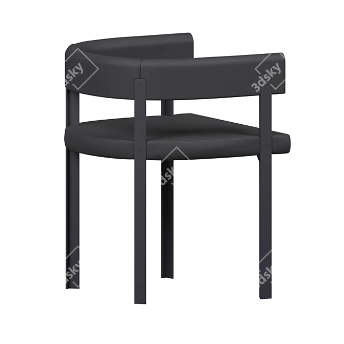 Sleek T Chair: Modern Elegance 3D model image 2