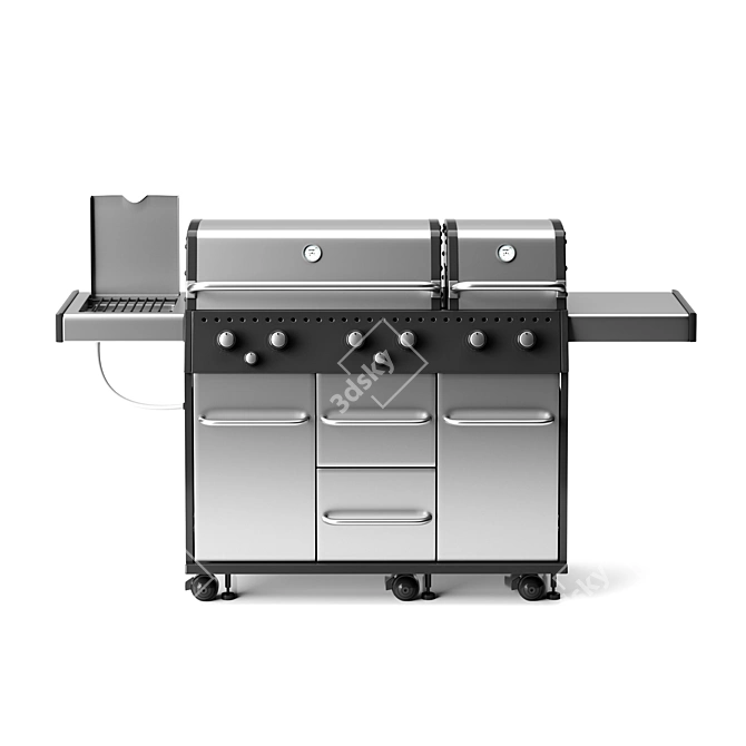 FlameMaster Grill 09 3D model image 2