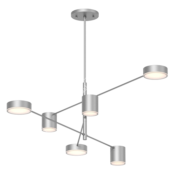 Title: Sonneman Counterpoint Pendant Light 3D model image 3