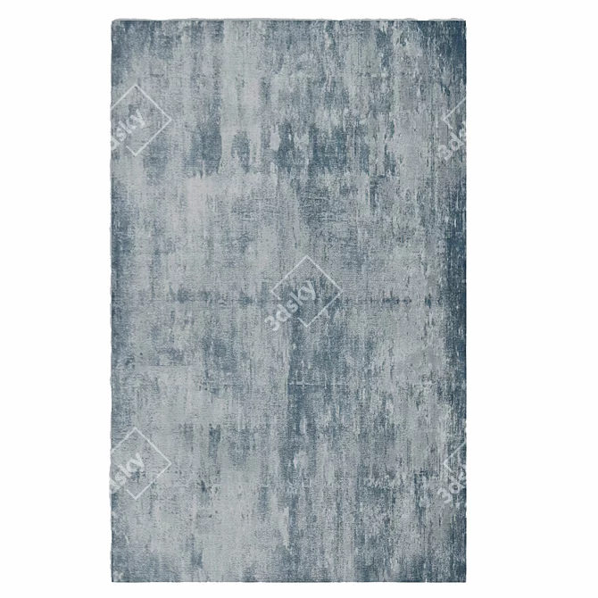 Modern Rus05 Gray Carpet - Stylish and Versatile 3D model image 2