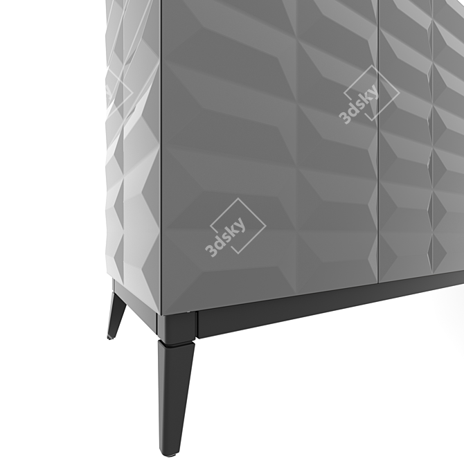 Pyramid Console Cabinet | Spacious 3D model image 3