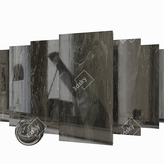 Antrim Marble Set: Museum-Quality Elegance 3D model image 1