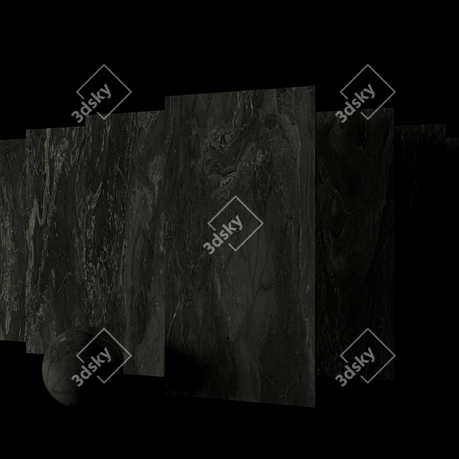 Antrim Marble Set: Museum-Quality Elegance 3D model image 2