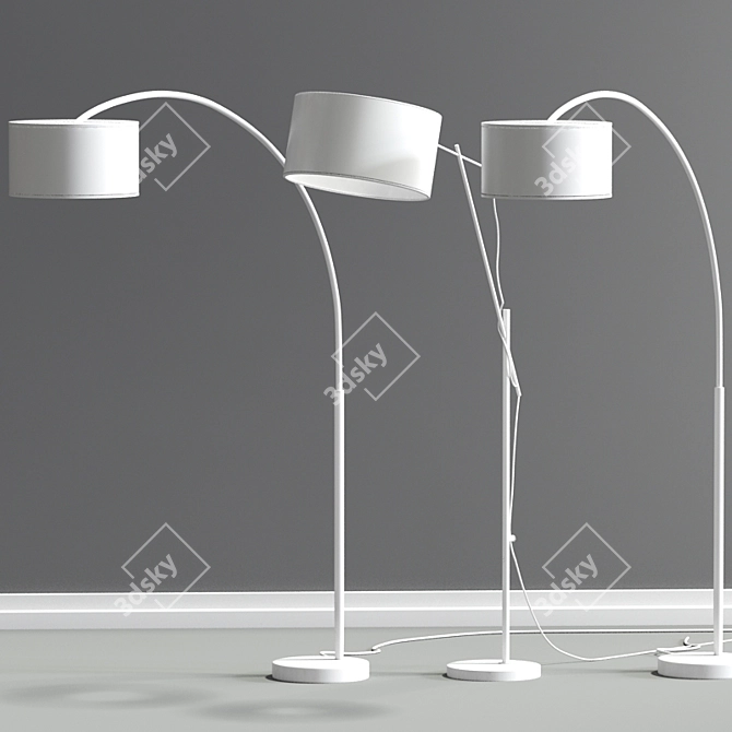 Modern Floor Lamp Set 3D model image 2