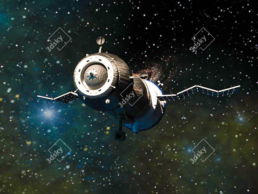 Progress Spacecraft 3D model image 3