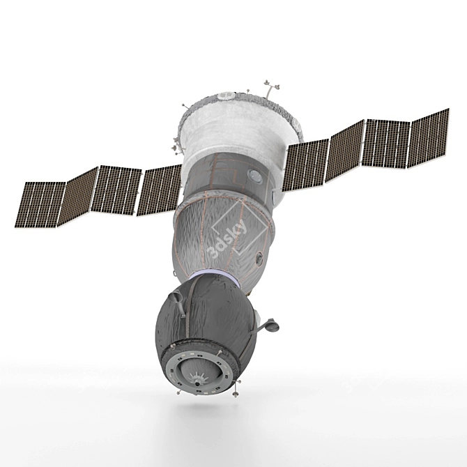 Progress Spacecraft 3D model image 8