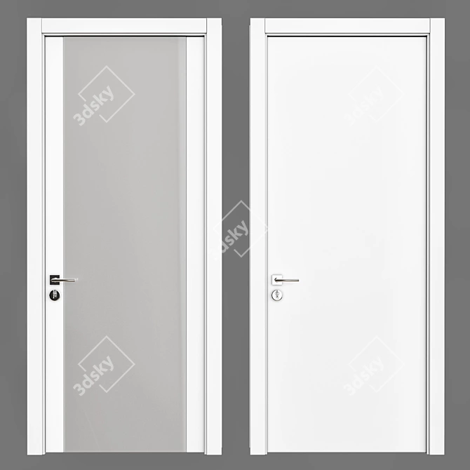  Exclusive Door Design 3D model image 1