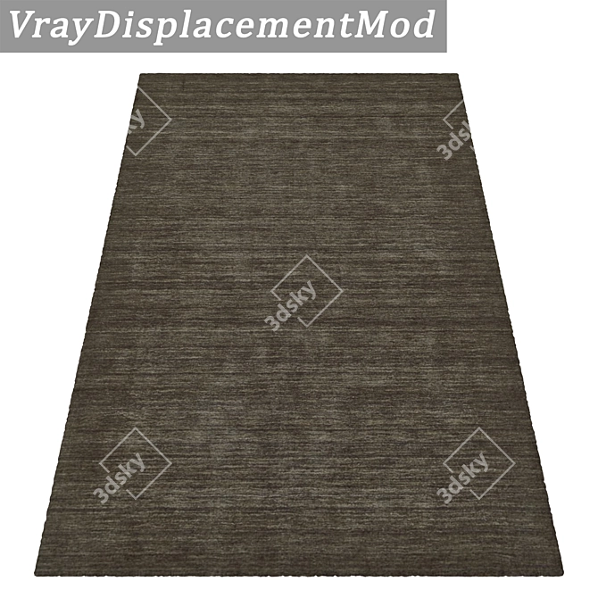 Luxury Carpet Set: Versatile Textures - 3 Pack 3D model image 3