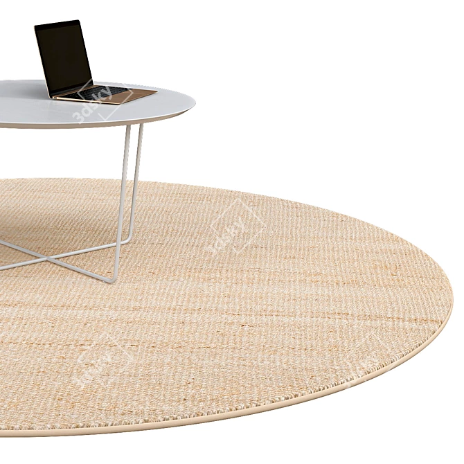 Modern Circle Rugs | No. 034 3D model image 2