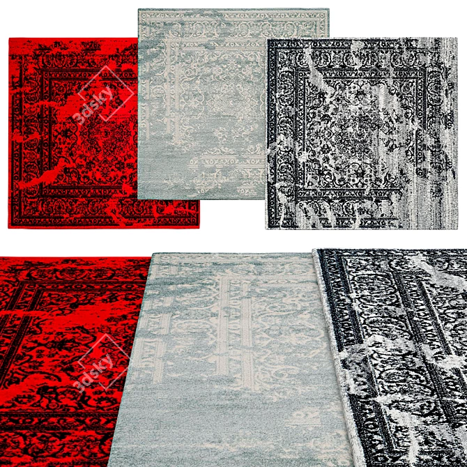 Safavieh Square Carpets | Elegant & Versatile 3D model image 1