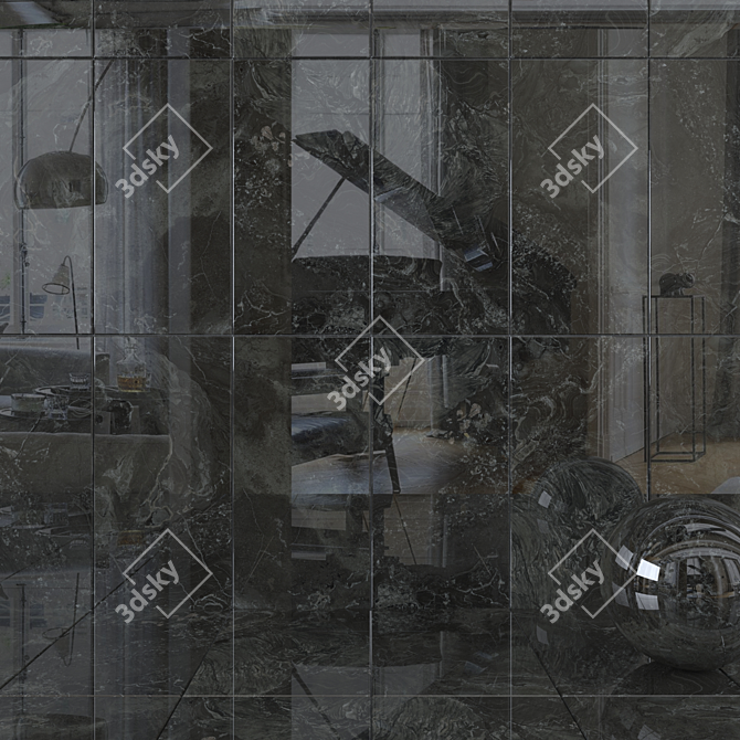 Antrim Marble Wall Tiles: Museum Collection 3D model image 1