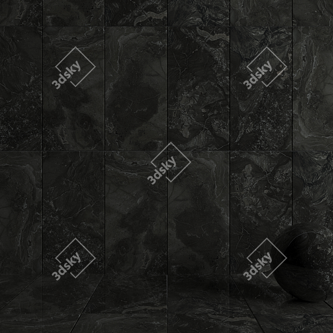 Luxury Marble Wall Tiles: Museum Antrim Collection 3D model image 3