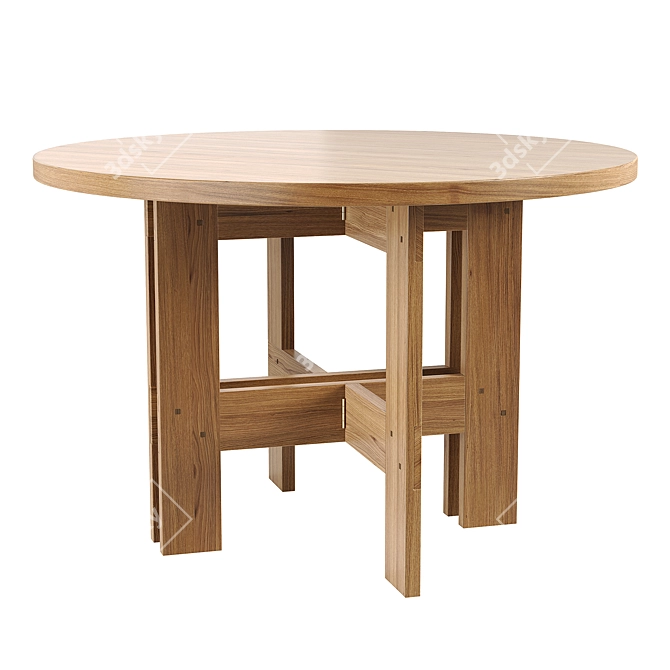 Frama Farmhouse Round Dining Table 3D model image 1