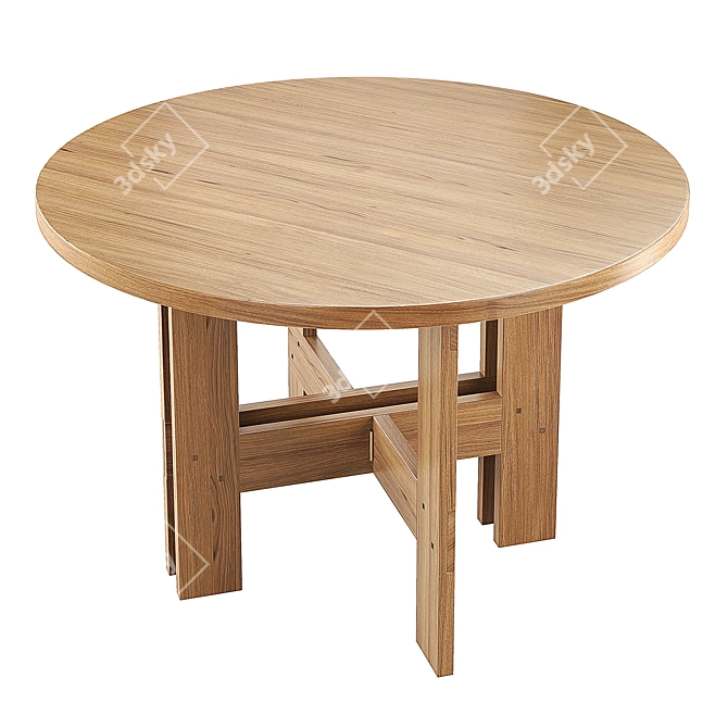 Frama Farmhouse Round Dining Table 3D model image 2