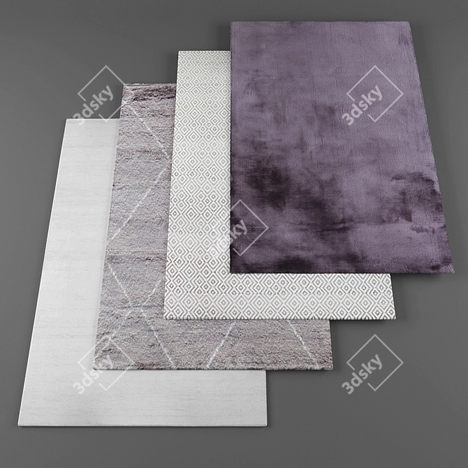 Atlas Flooring Collection: Beautiful Rugs 3D model image 1