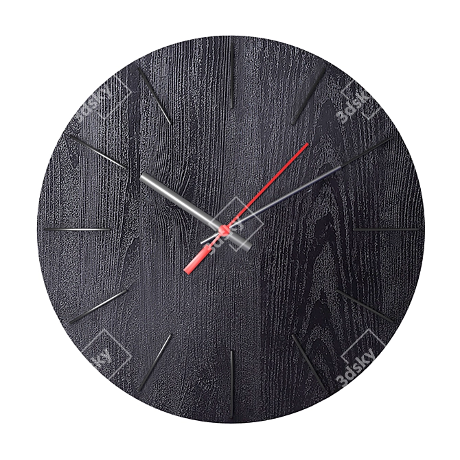 Vokalissa Wall Clock: Enhance Your Space With Style 3D model image 1