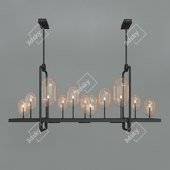 Contemporary Chandelier L 3D model image 1