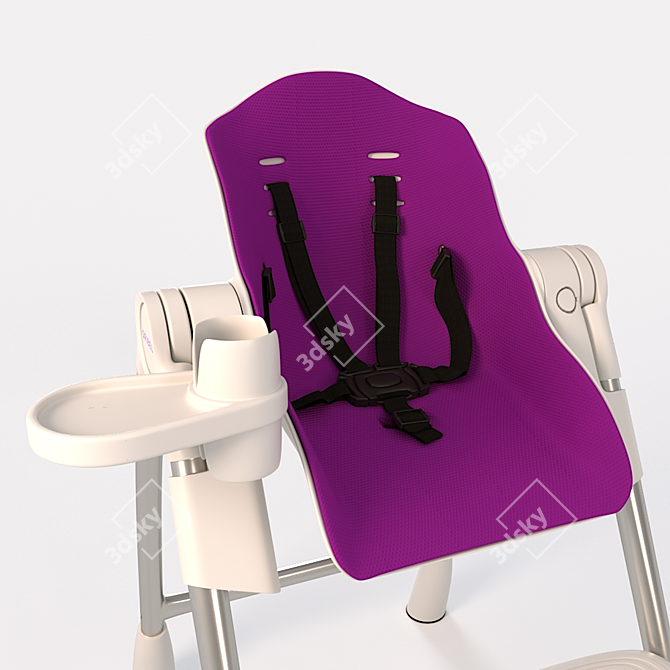 Transforming High Chair: Oribel Cocoon 3D model image 6