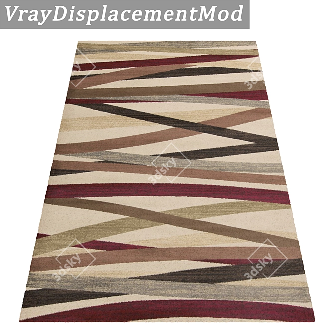 Luxury Carpet Set: High-Quality Textures for Stylish Interiors 3D model image 3
