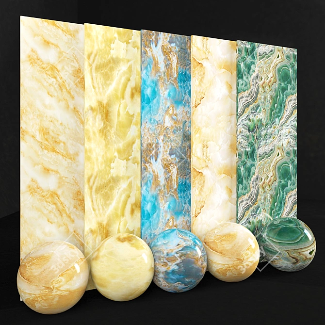 Luxury Marble Textures 3D model image 2