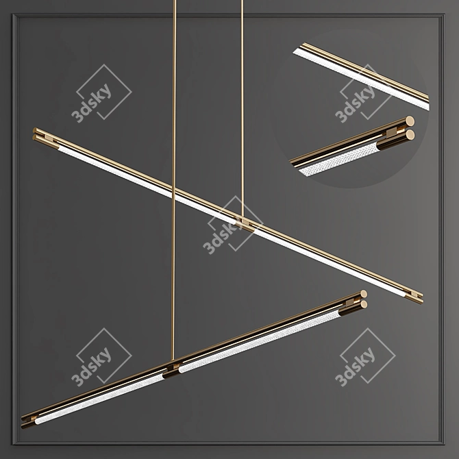 LETO 2013: Modern Suspension Light 3D model image 2