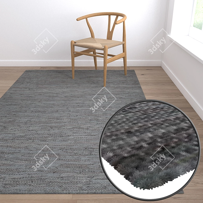 Title: Luxury Carpet Set 3D model image 5