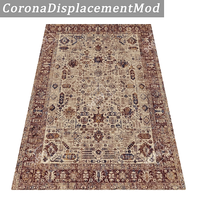 Title: Luxury Carpets Collection 3D model image 4