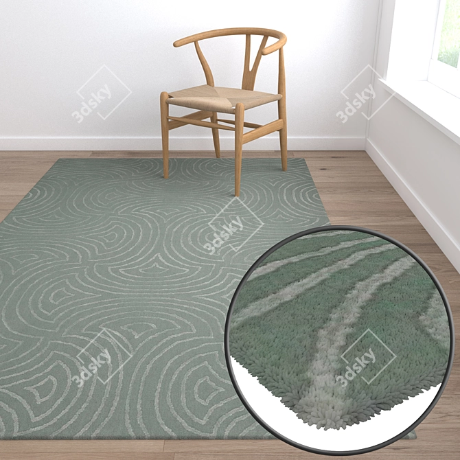 Title: Luxury Carpet Set 3D model image 5