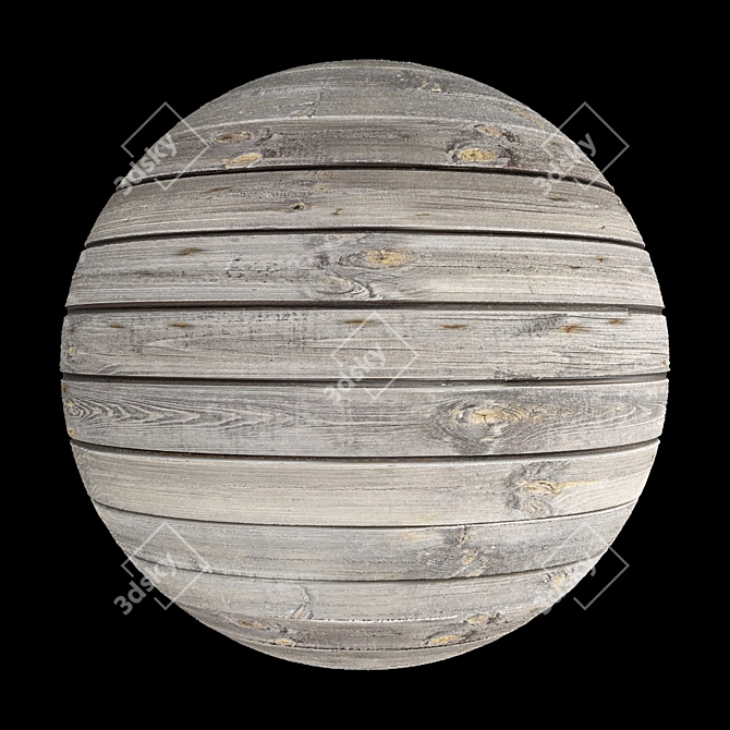 Premium Wood Planks - 2014 Design 3D model image 1