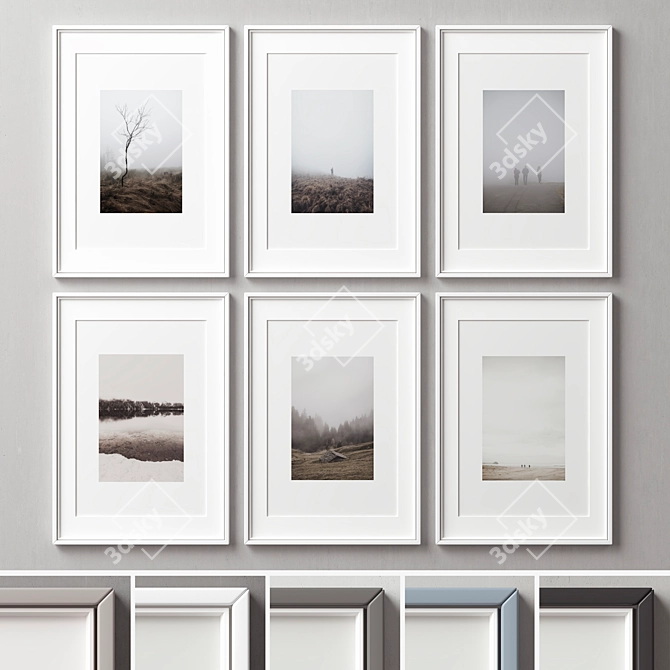 Multi-Color Frame Set - 166 3D model image 2