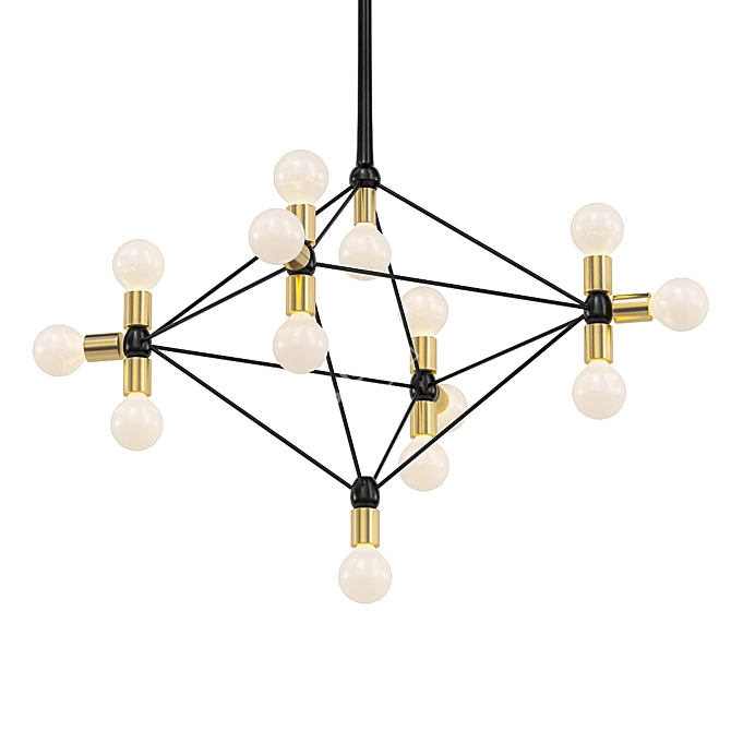 Modo Chandelier: Sleek and Stylish 3D model image 1