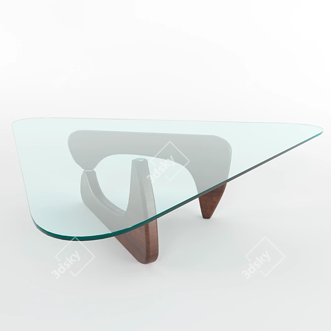 Modern Minimalist Coffee Table 3D model image 3