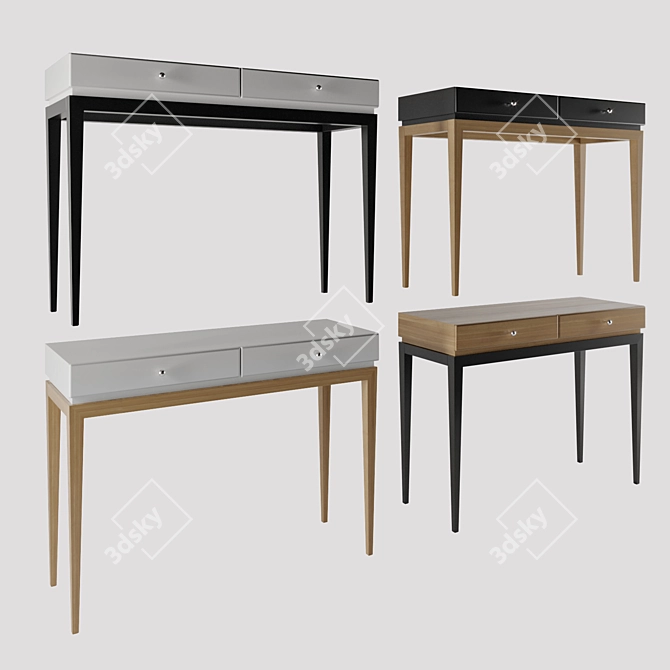 Amphi Vanity Table 3D model image 1