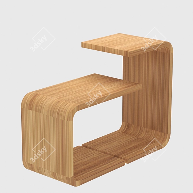 ZEITRAUM WAITER & WAITRESS: Stylish and Functional Side Tables 3D model image 9