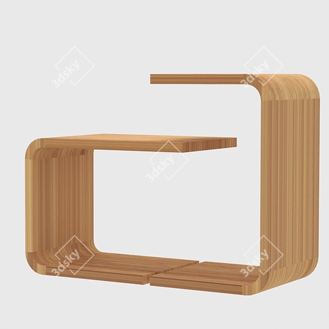 ZEITRAUM WAITER & WAITRESS: Stylish and Functional Side Tables 3D model image 10