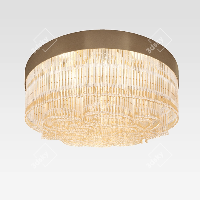 Elegant Venezia Ceiling Chandelier 3D model image 1