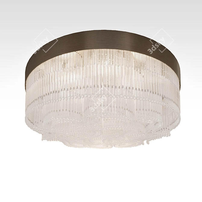 Elegant Venezia Ceiling Chandelier 3D model image 3