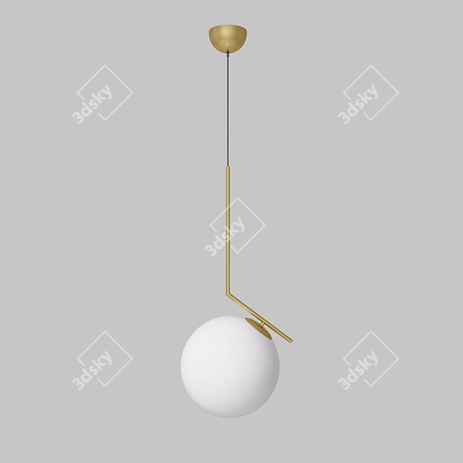 Stylish Pendant Light - MJ IC 250 GD 3D model image 1