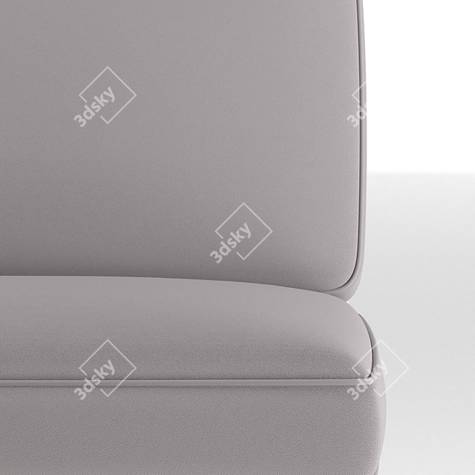 Title: ErgoComfort Lounge Chair 3D model image 4