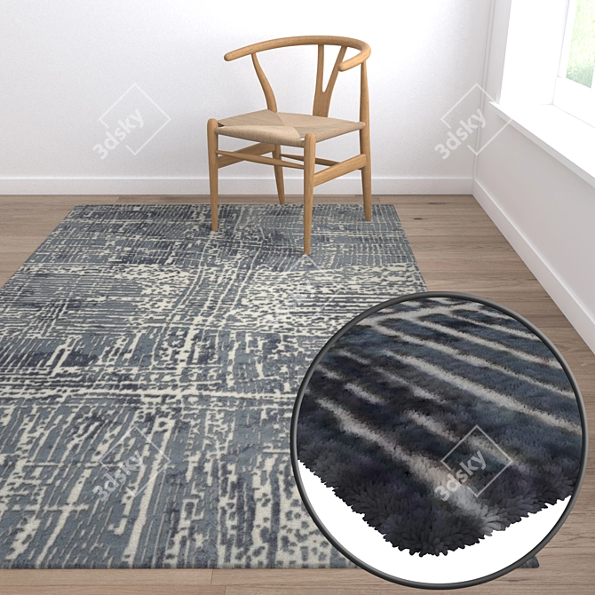 Luxury Carpet Set: High-Quality Textures 3D model image 5