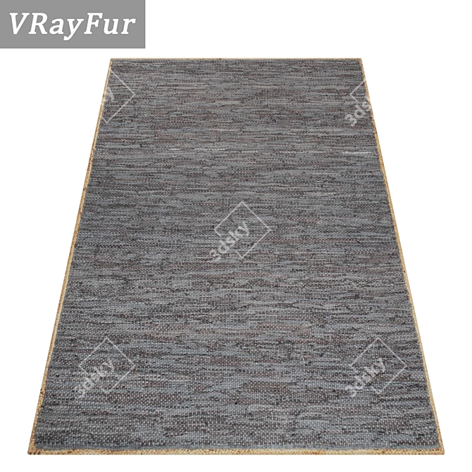 Title: Luxury Carpets Set with High-Quality Textures 3D model image 2