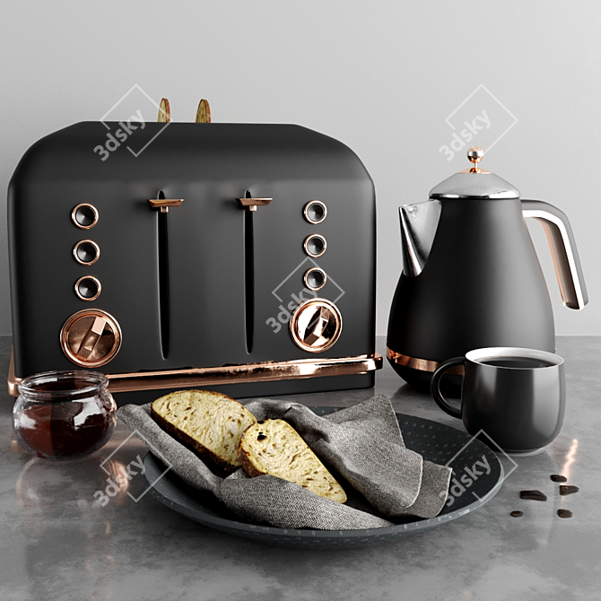 Versatile Appliance Set: 3D Model 3D model image 2