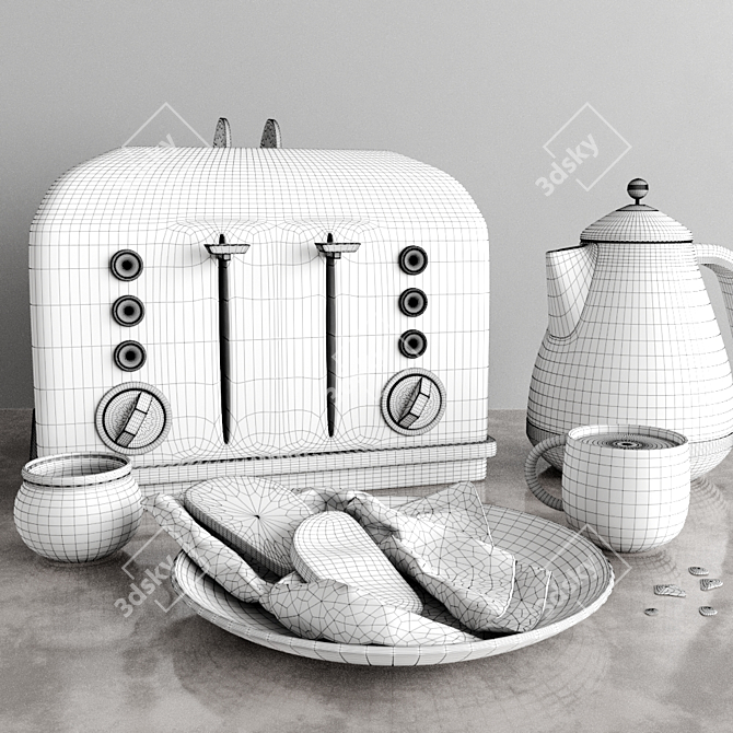 Versatile Appliance Set: 3D Model 3D model image 4