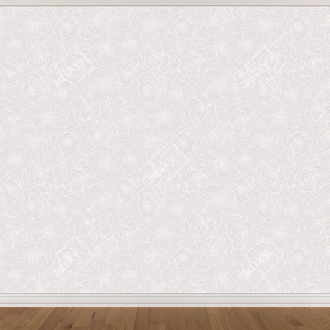 Seamless Wallpaper Set (3 Colors) 3D model image 4