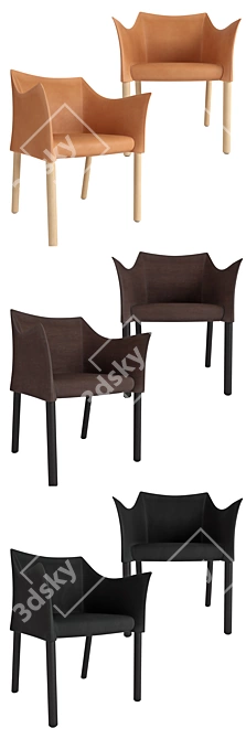 Elegant Minimalist CAP Chair 3D model image 2